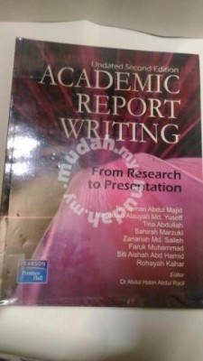Academic report writing-second edition