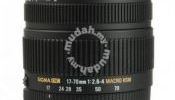 2ND Sigma 17-70mm F2.8-4 Macro OS Lens for Canon