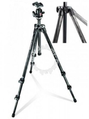 NEW Manfrotto Carbon Fiber Tripod with Ball Head