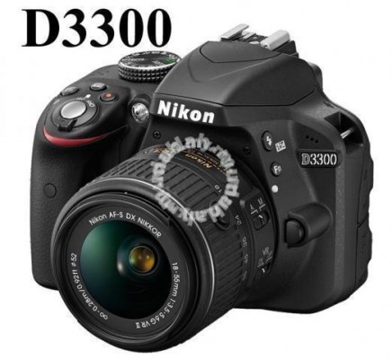 NEW Nikon D3300 with AFS 18-55mm VR II Lens DSLR