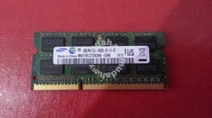 RAM DDR3 4gb PC3 10600s for laptop