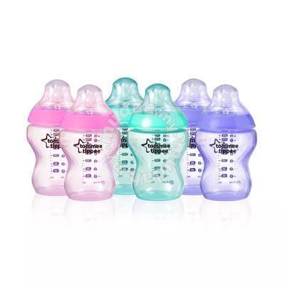 6 x Tommee Tippee 9oz Color My World (Girl)