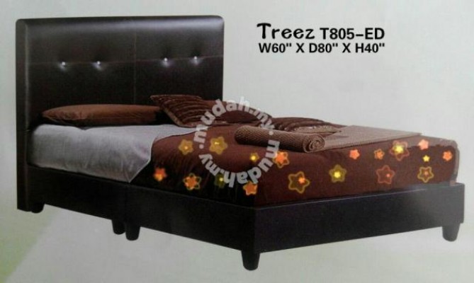 Furniture/ Thick Headboard Queen Divan Bed T805-ED