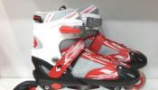 Kasut roda rollerblade merah adjustable dewasa