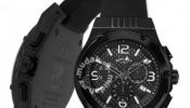 Rotary Fusion Black Chronograph Watch Hublot Style