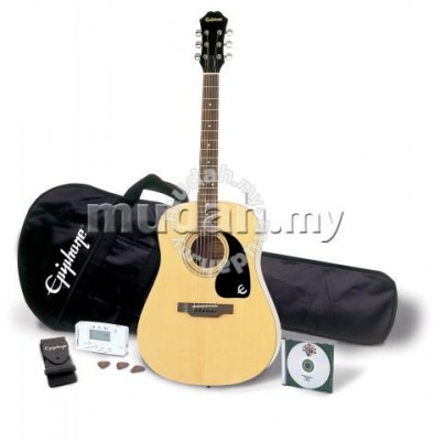 Epiphone DR-90S Acoustic Guitar Player Package