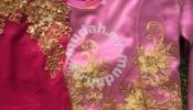 Customade Drape Dress with Veil (Baju Tunang)