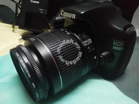 Canon eos 1100D full set with kit lens