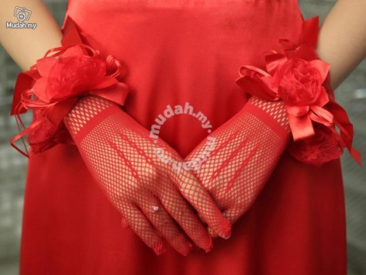 Bridal Fingertips Wrist Length Gloves bridal glove