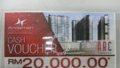 RM 20,000 cash voucher for ARC Austin Hill, JB