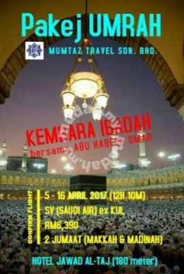 Ibadah Umrah bersama Mumtaz Travel