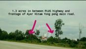 Ayer Hitam-Yong Peng prime location land for rent