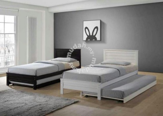 Single bed with pull out (M-3773)