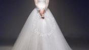 High Neck Long Sleeve Mermaid Wedding Gown